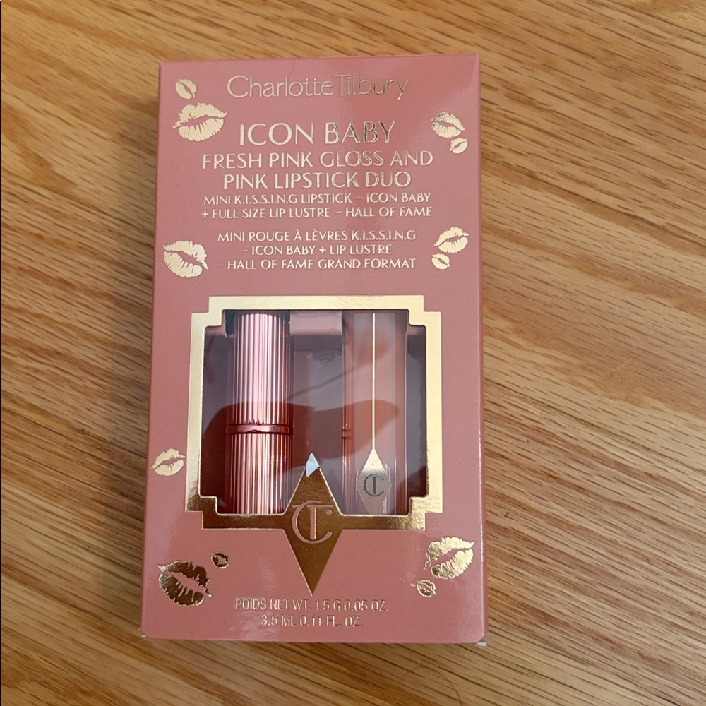 Charlotte Tilbury Kissing Lipstick Icon Baby & Lip Lustre Hall of Fame